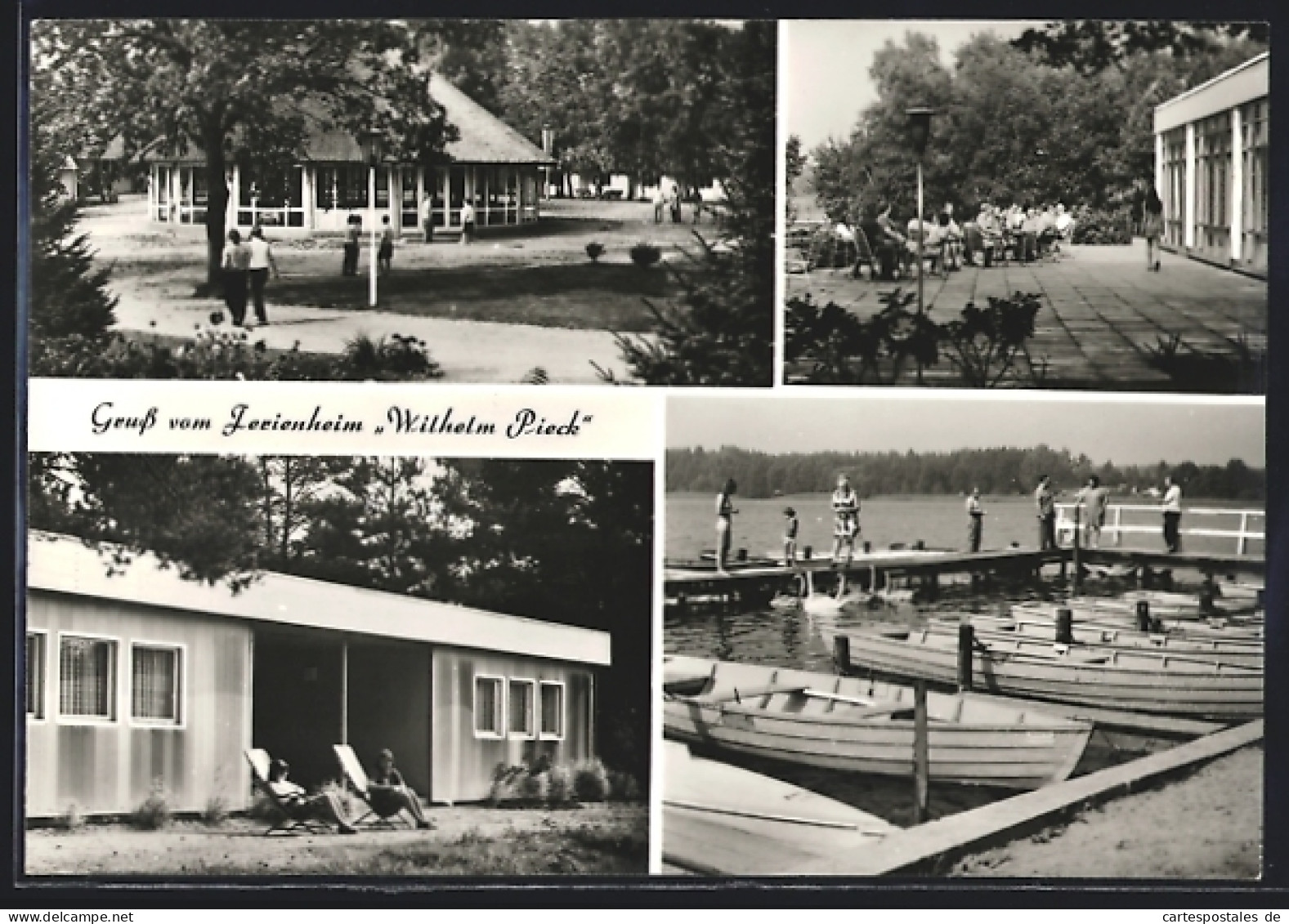 AK Ahrensdorf /Kr. Templin, Ansichten vom Ferienheim Wilhelm Pieck