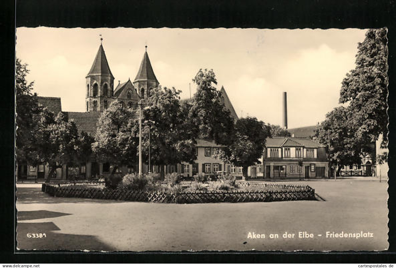 AK Aken /Elbe, Friedensplatz