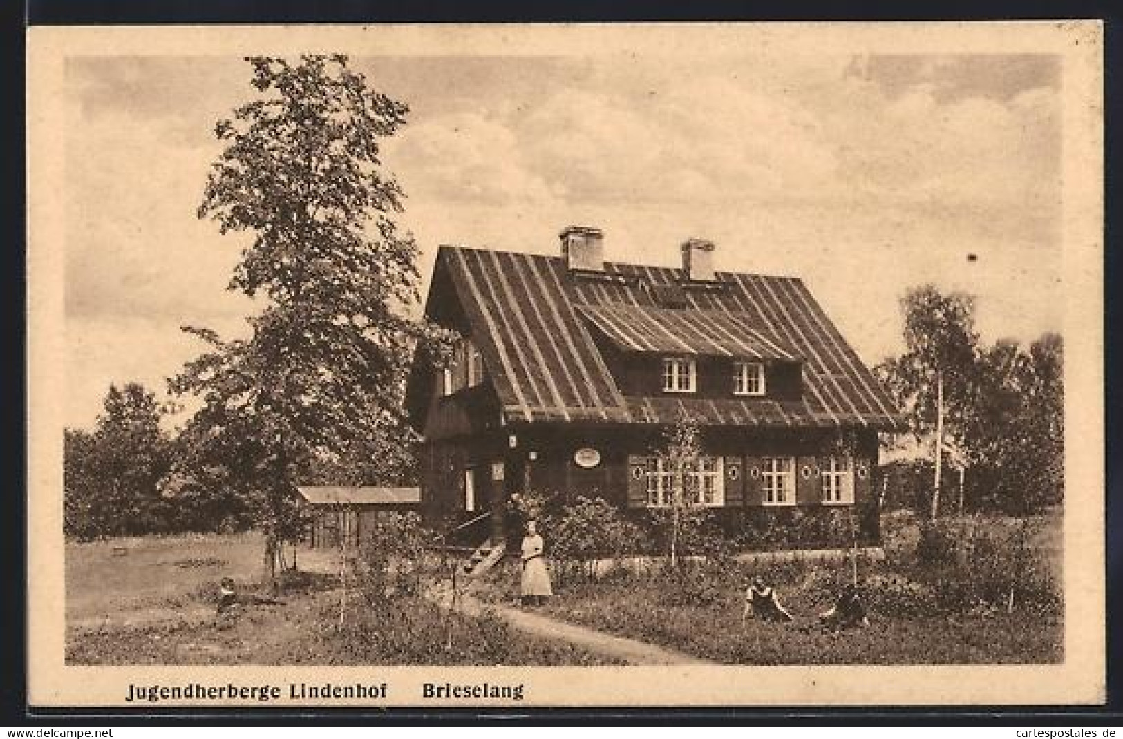 AK Alt Brieselang, die Jugendherberge Lindenhof