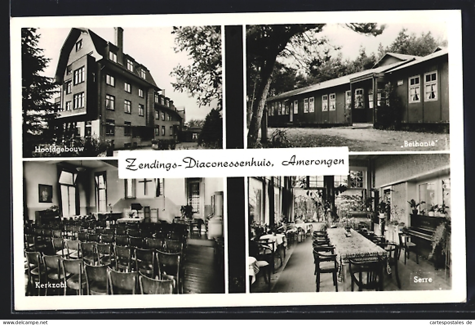 AK Amerongen, Zendings-Diaconessenhuis, Hoofdgebouw, Bethanie und Serre