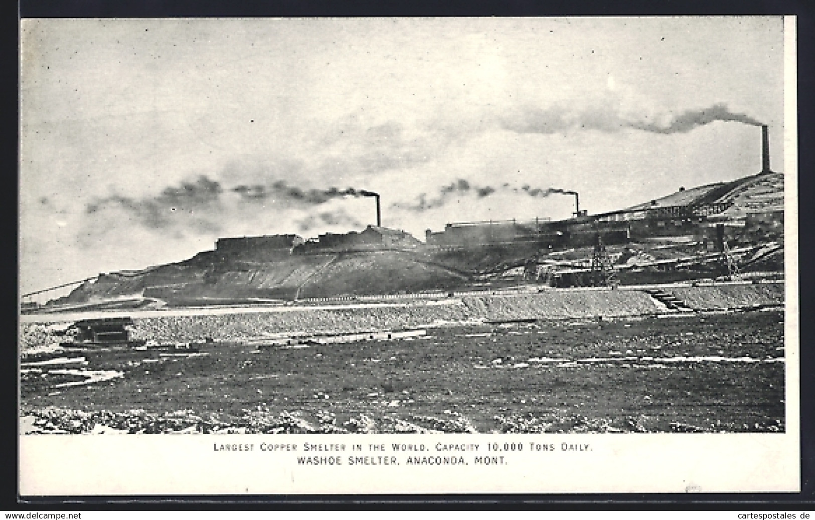 AK Anaconda, MT, Washoe Smelter, Largest Copper Smelter in the World