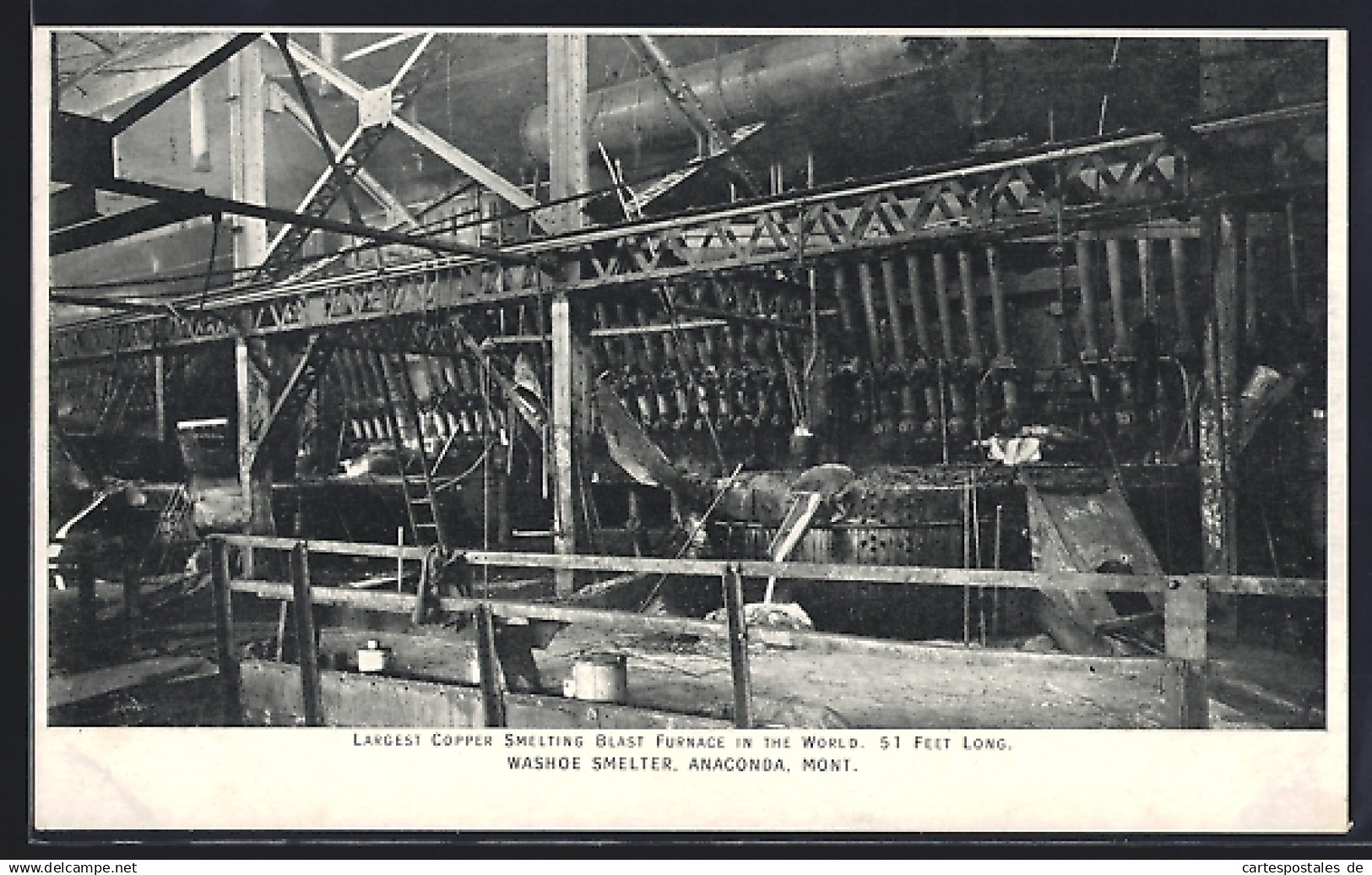 AK Anaconda, MT, Washoe Smelter, Largest Copper Smelting Blast Furnace
