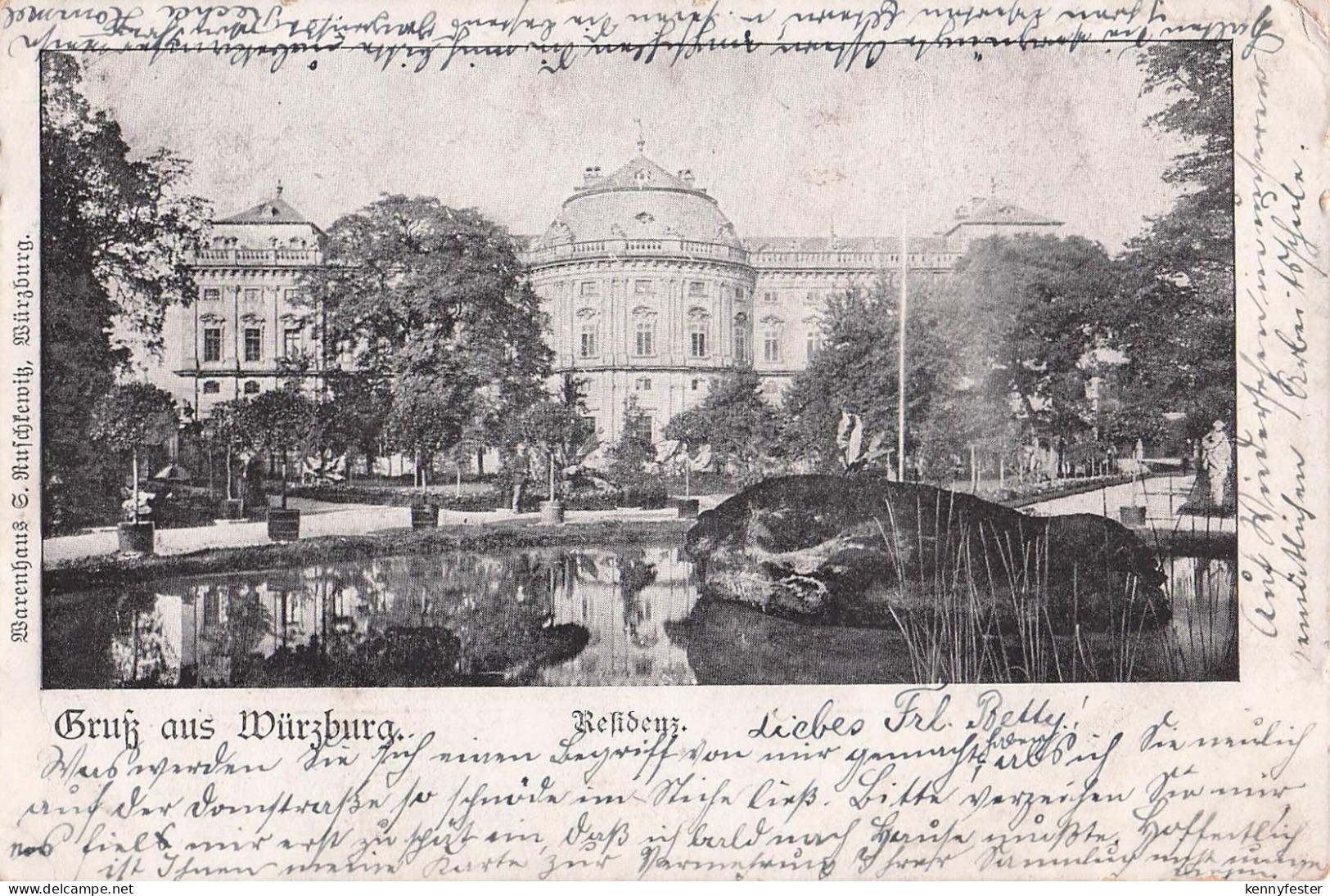 AK / Ansichtskarte Wuerzburg Residenz Wuerzburg