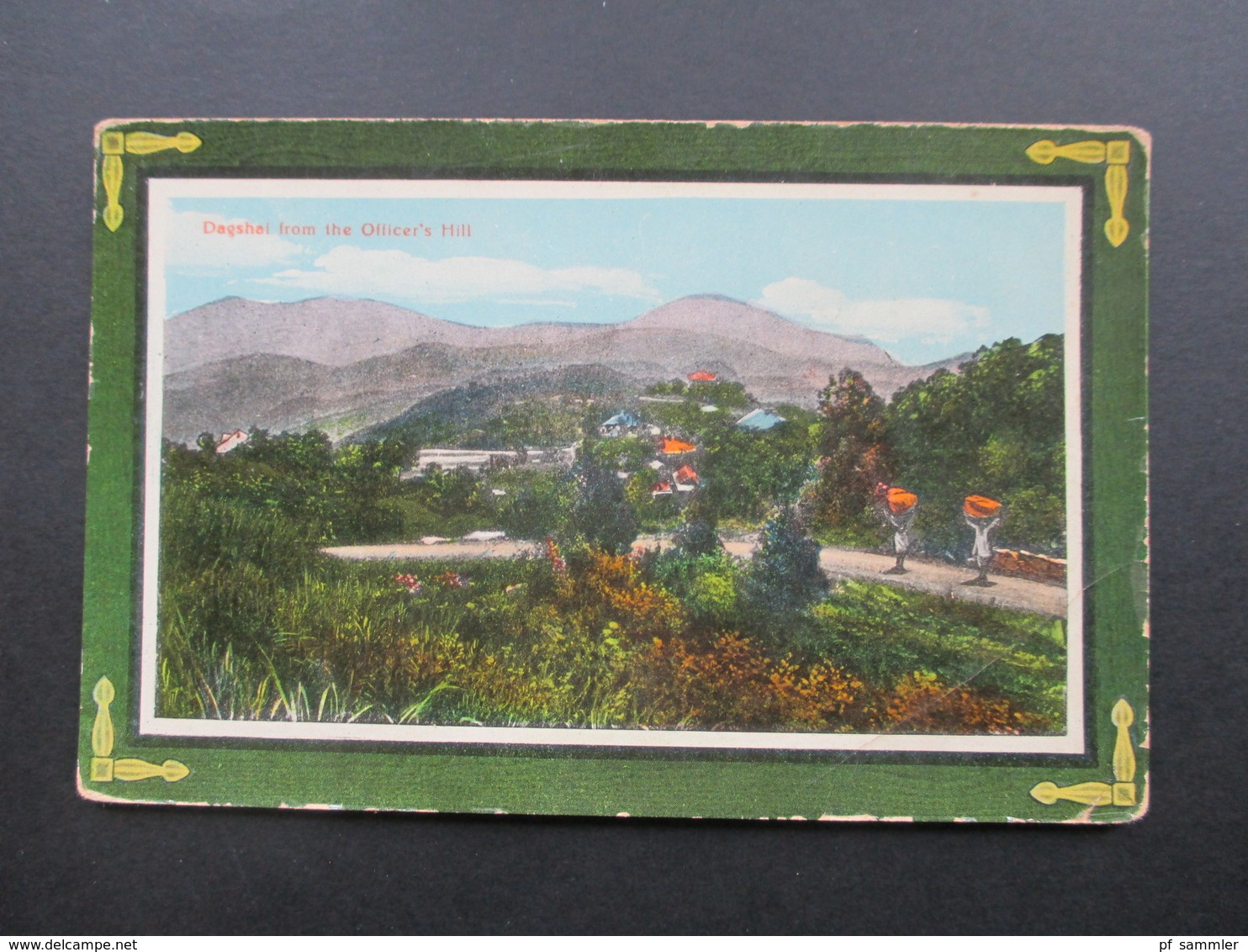 AK Asien Indien Dagshai from the Officer's Hill. Moorli Dhur & Sons, Ambala