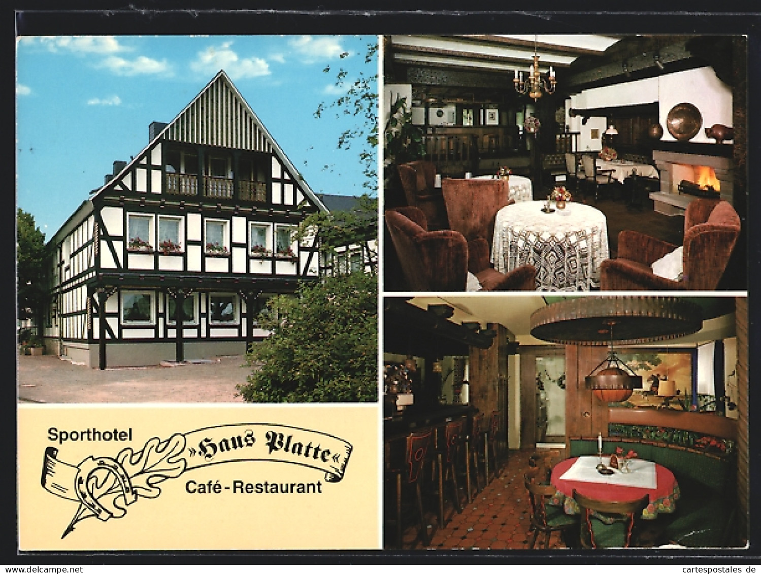 AK Attendorn, Sporthotel Haus Platte, Innenansichten
