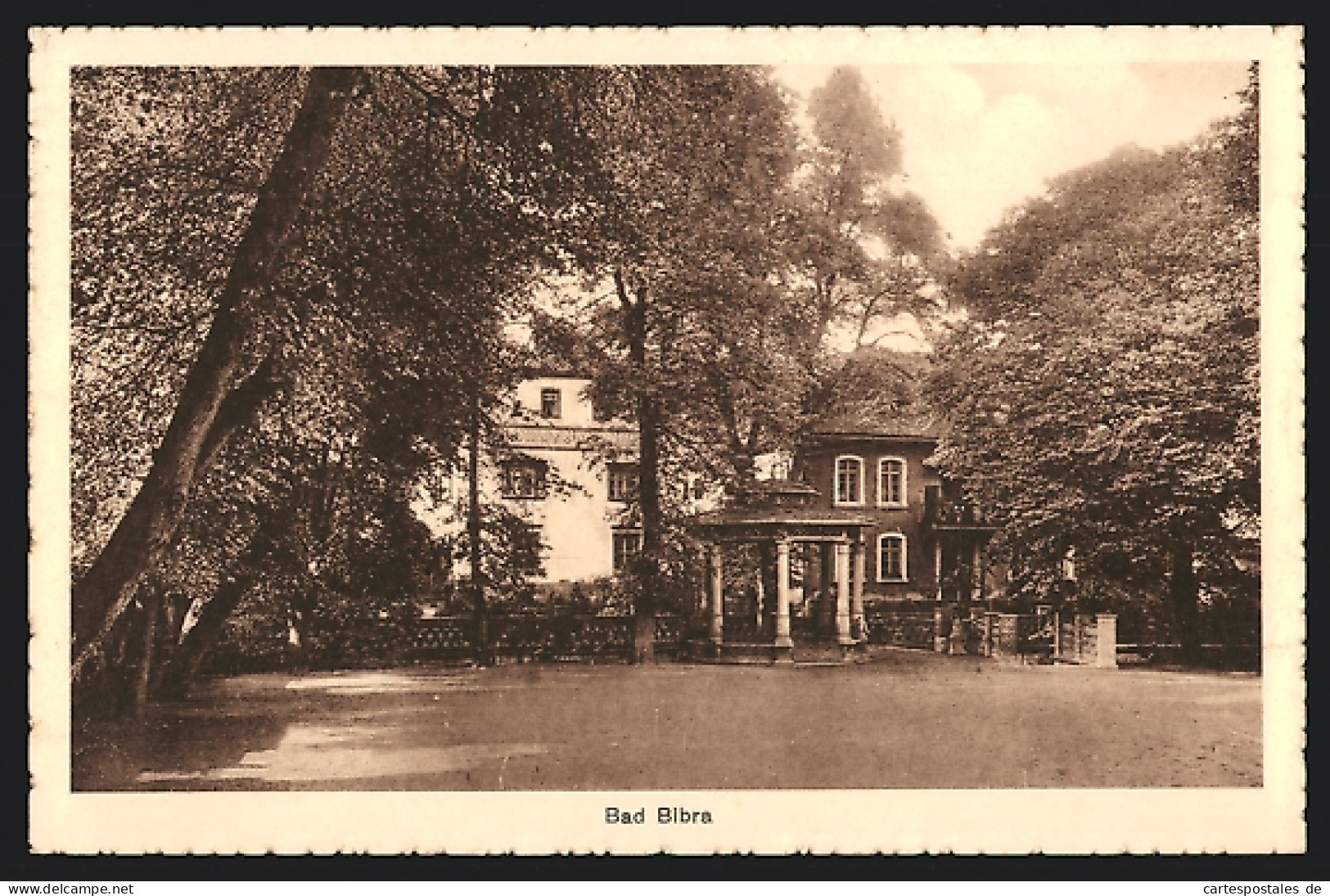 AK Bad Bibra i. Thür., Blick auf den Badeplatz