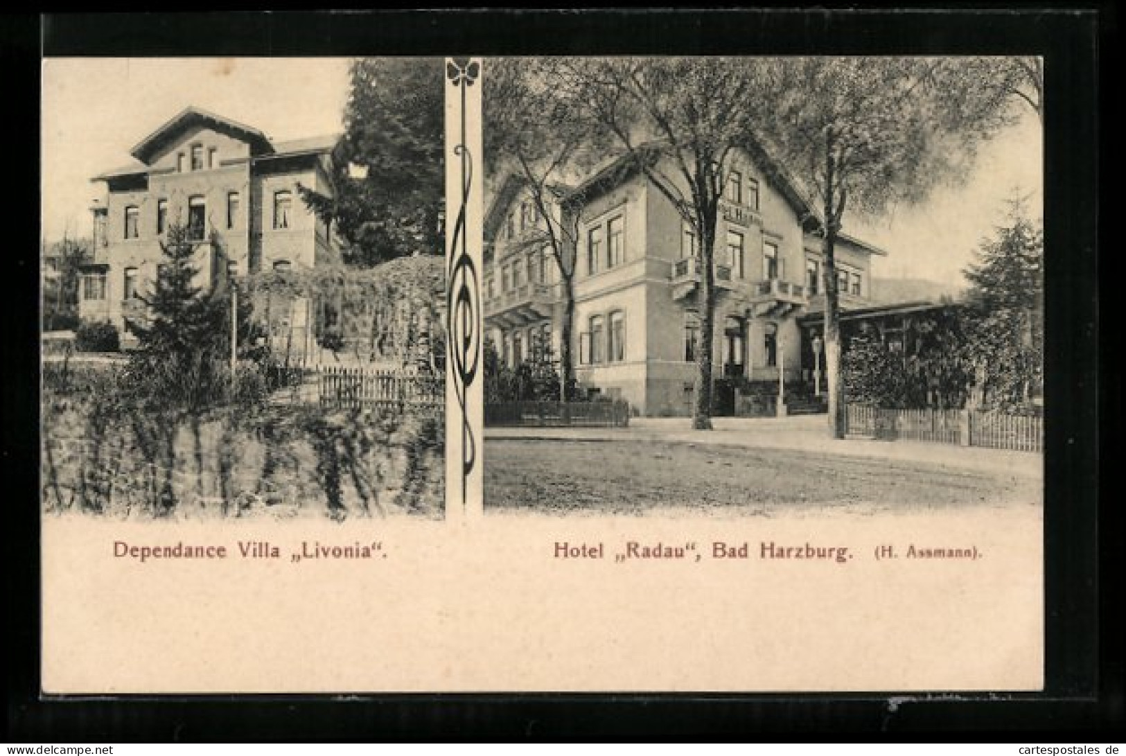 AK Bad Harzburg, Hotel Radau, Dependance Villa Livonia