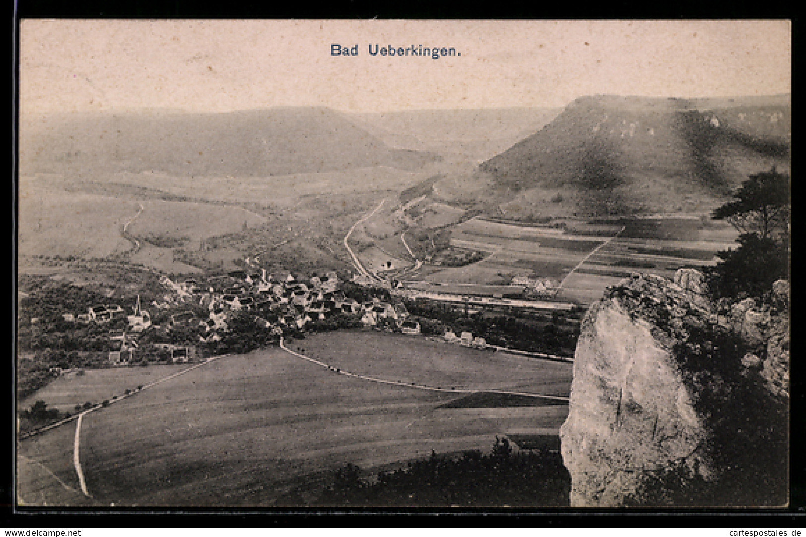 AK Bad Ueberkingen, Panorama