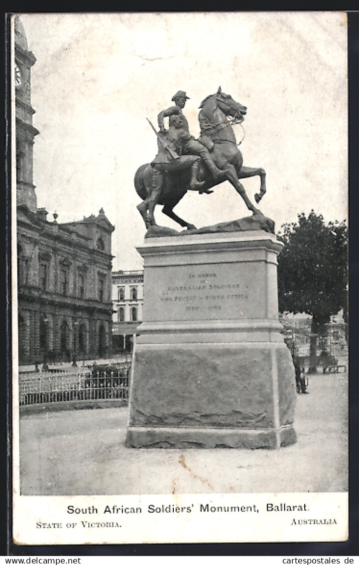 AK Ballarat, South African Soldiers` Monument