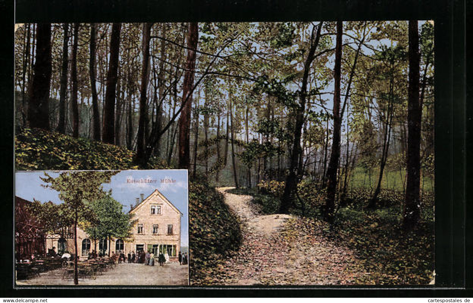 AK Bannewitz, Gasthaus Eutschützer Mühle