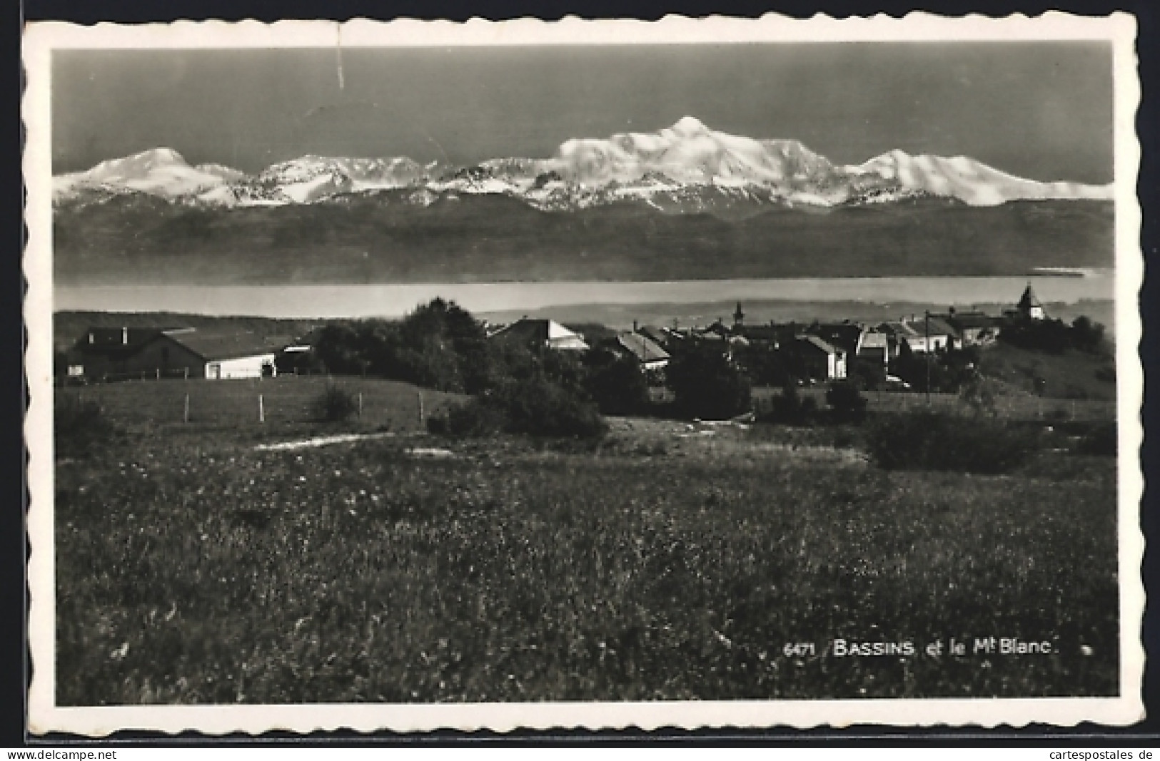 AK Bassins, Bassins et le Mt. Blanc
