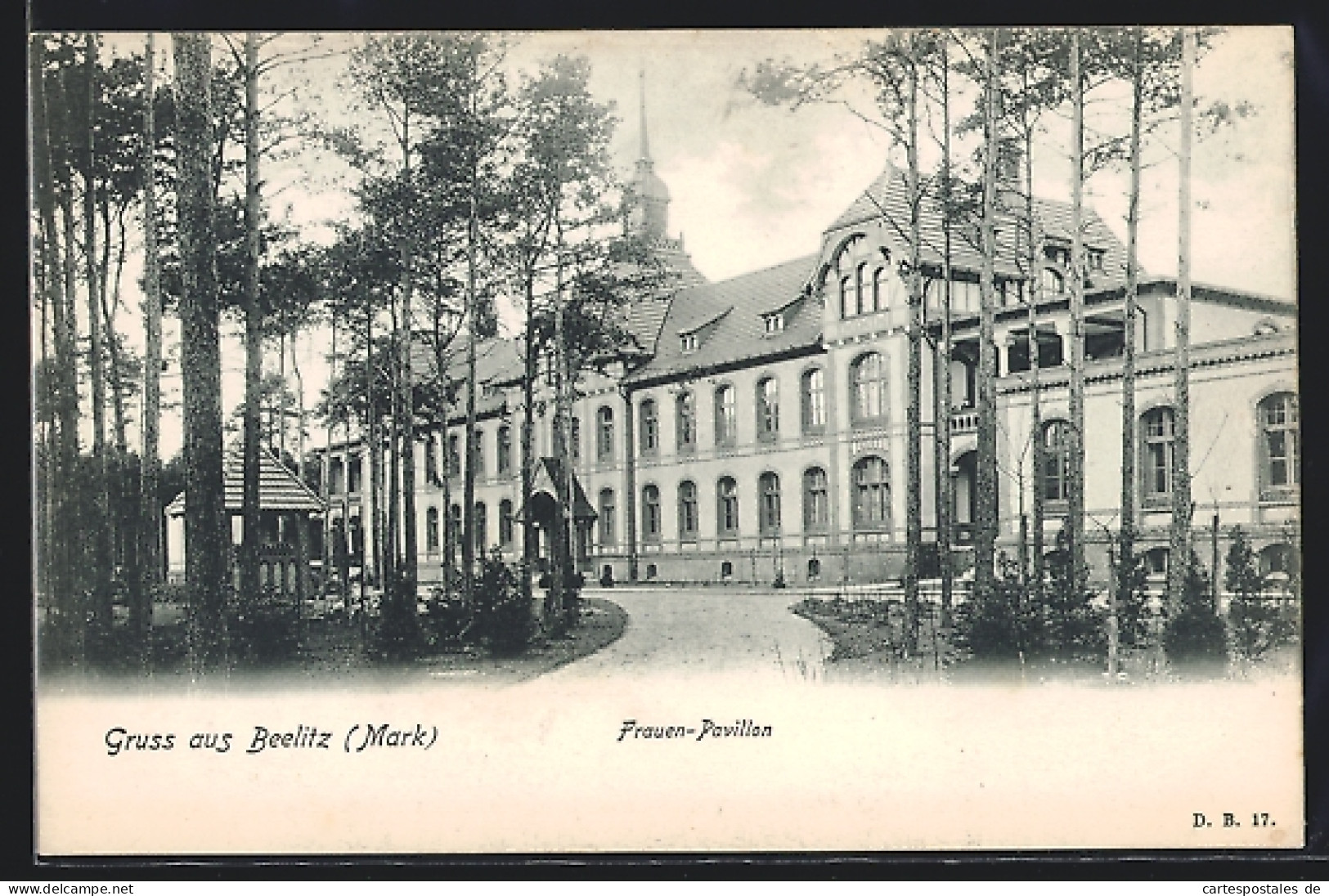 AK Beelitz /Mark, Frauen-Pavillon