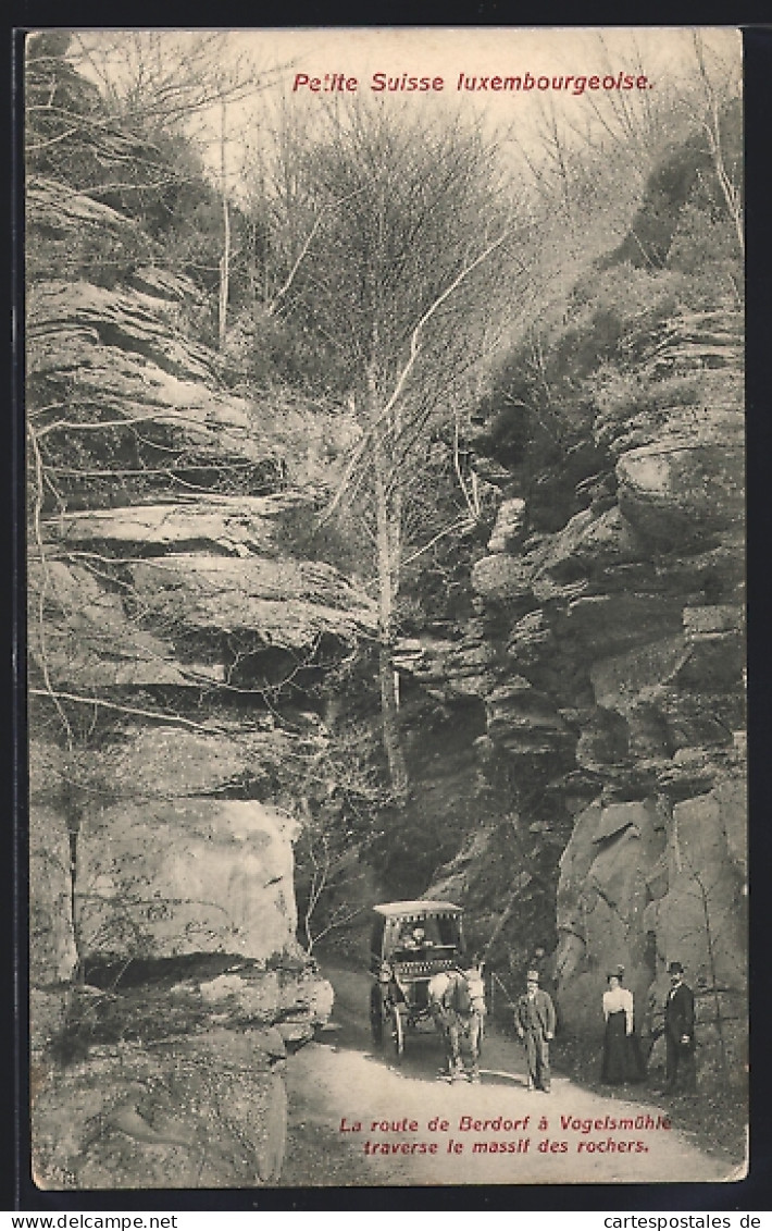 AK Berdorf, La route de Berdorf à Vogelsmühle