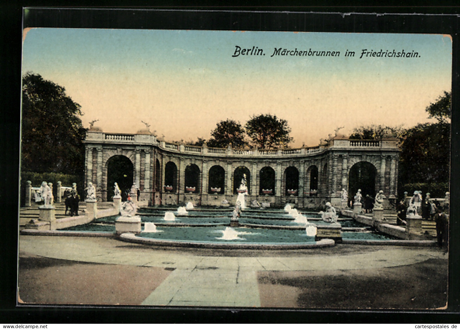 AK Berlin-Friedrichshain, Märchenbrunnen