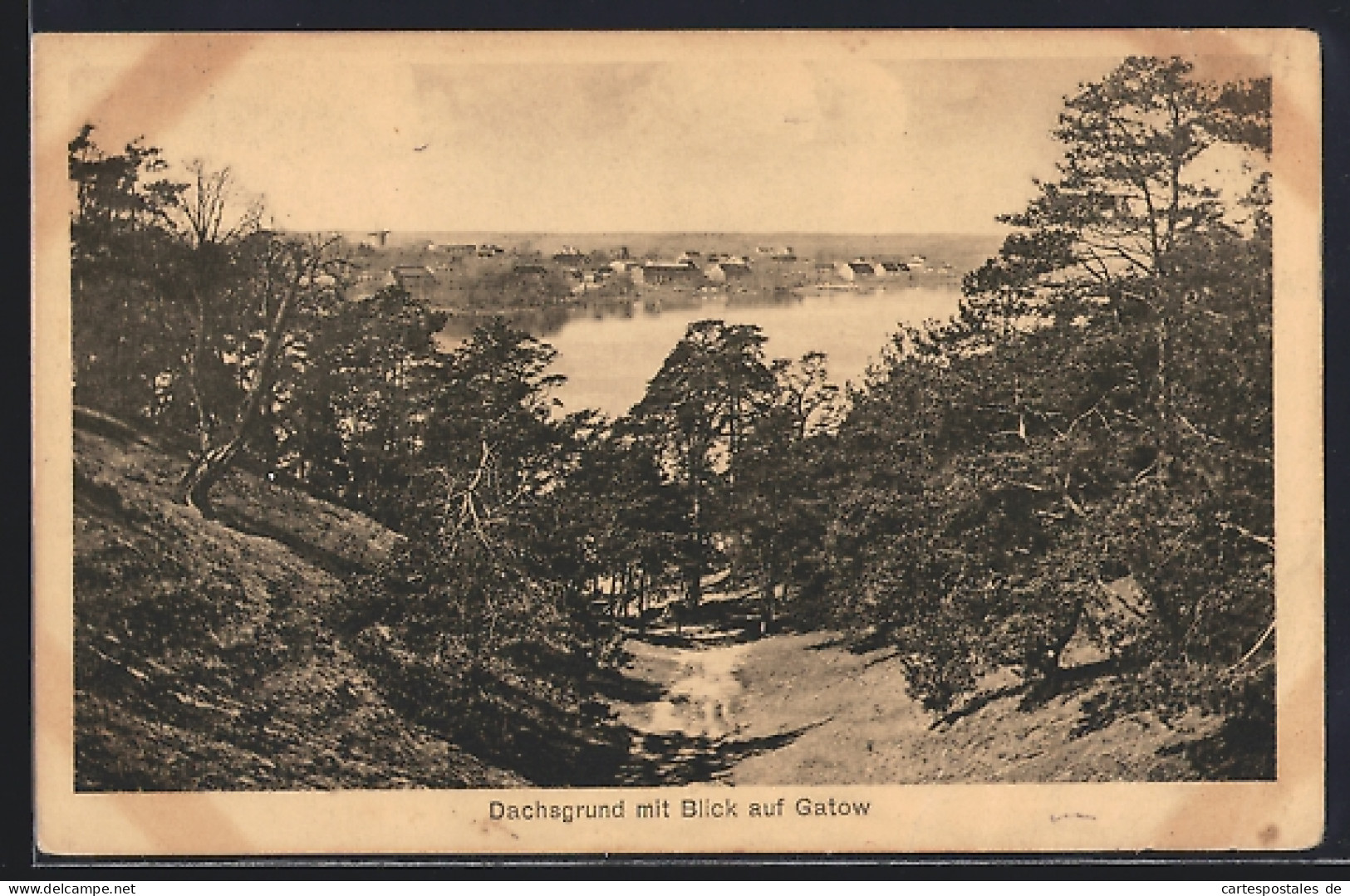 AK Berlin-Gatow, Ortsansicht mit Dachsgrund
