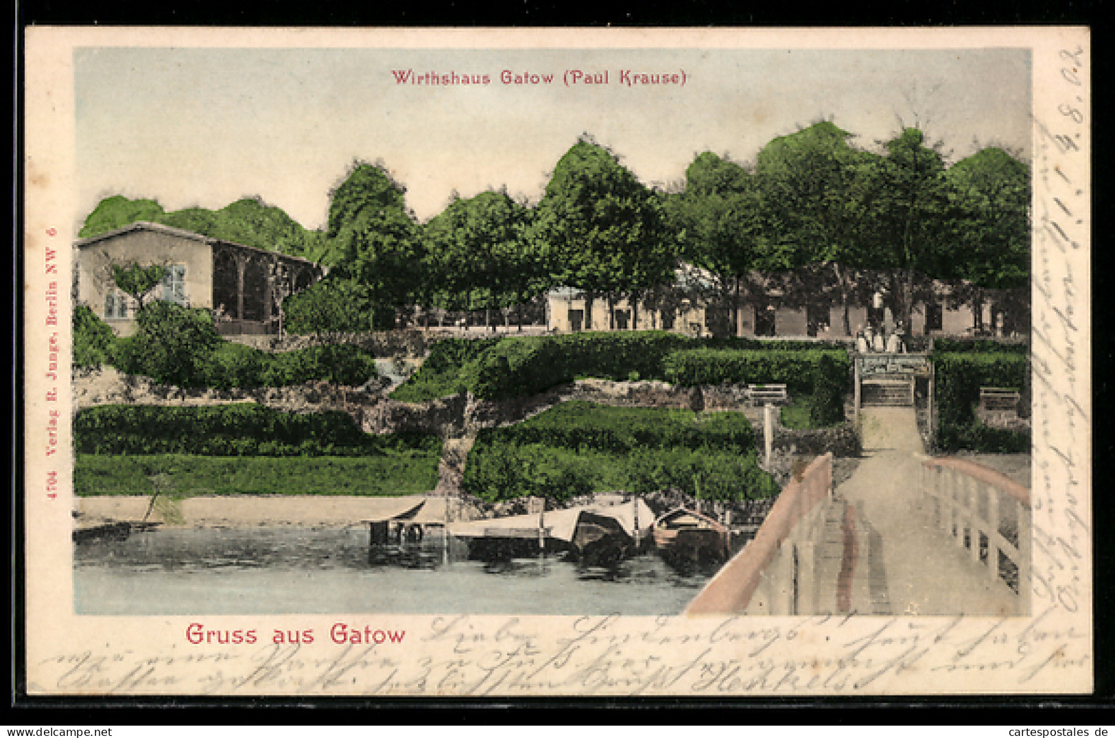 AK Berlin-Gatow, Wirtshaus Gatow von Paul Krause