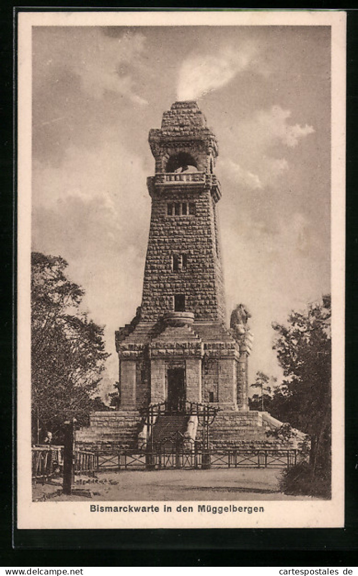 AK Berlin-Köpenick, Bismarckwarte in den Müggelbergen