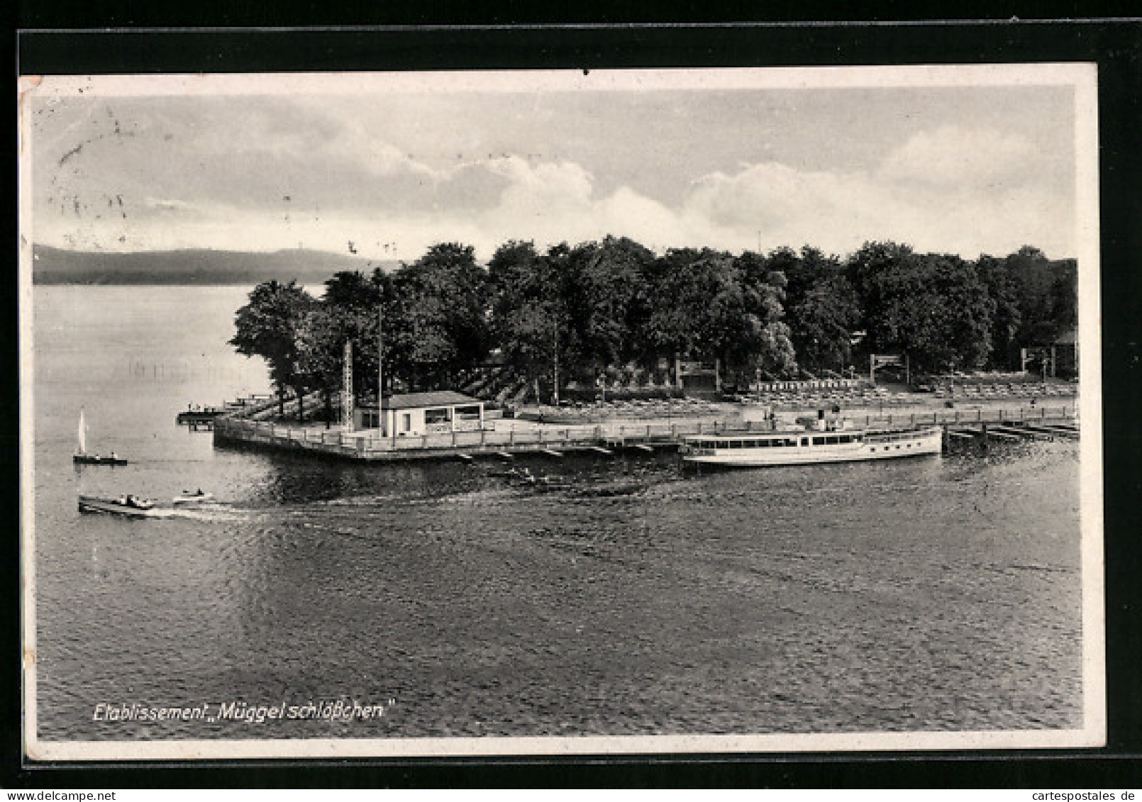 AK Berlin-Köpenick, Etablissement Müggelschlösschen