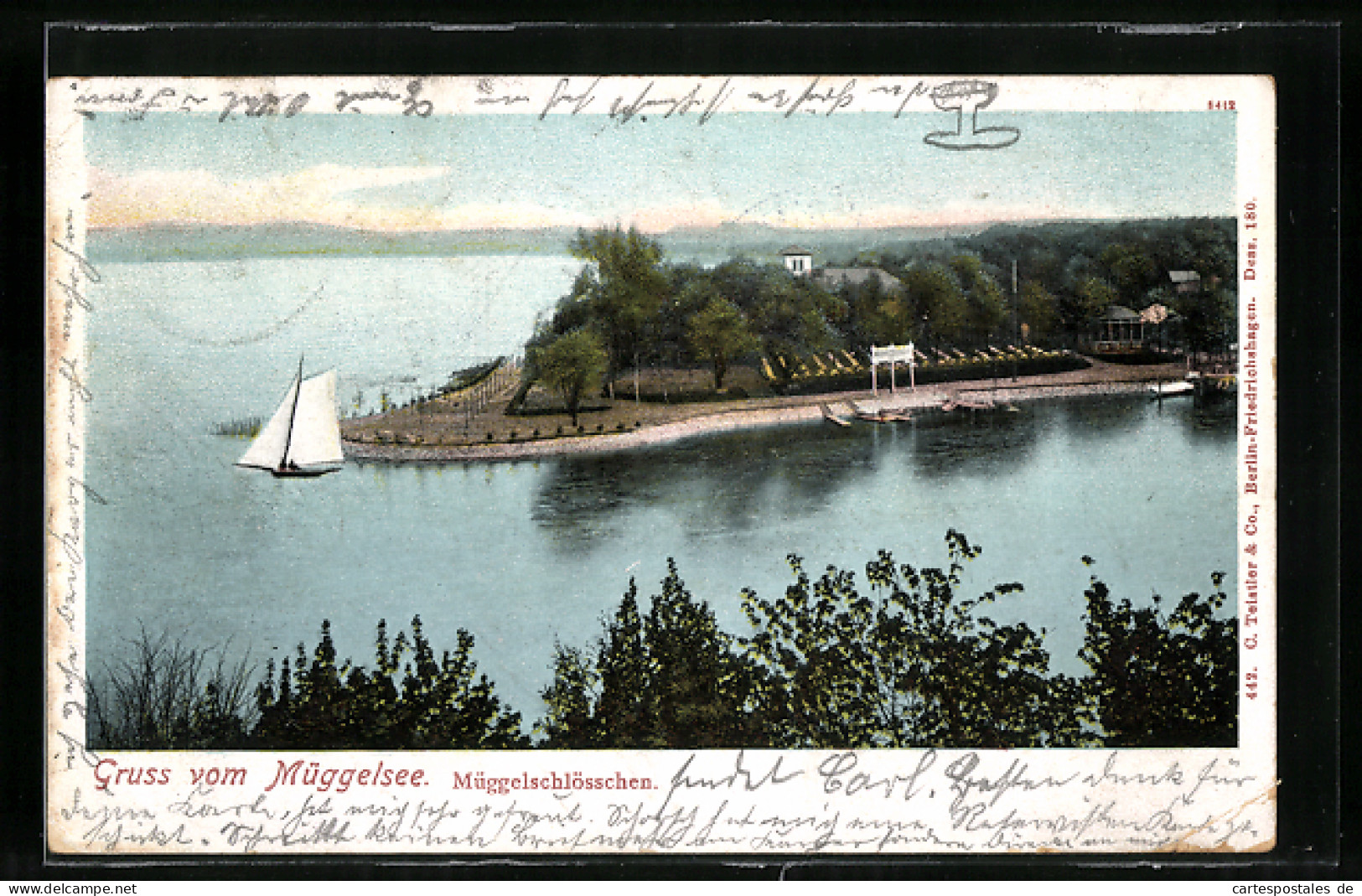 AK Berlin-Köpenick, Gasthaus Müggelschlösschen am Müggelsee