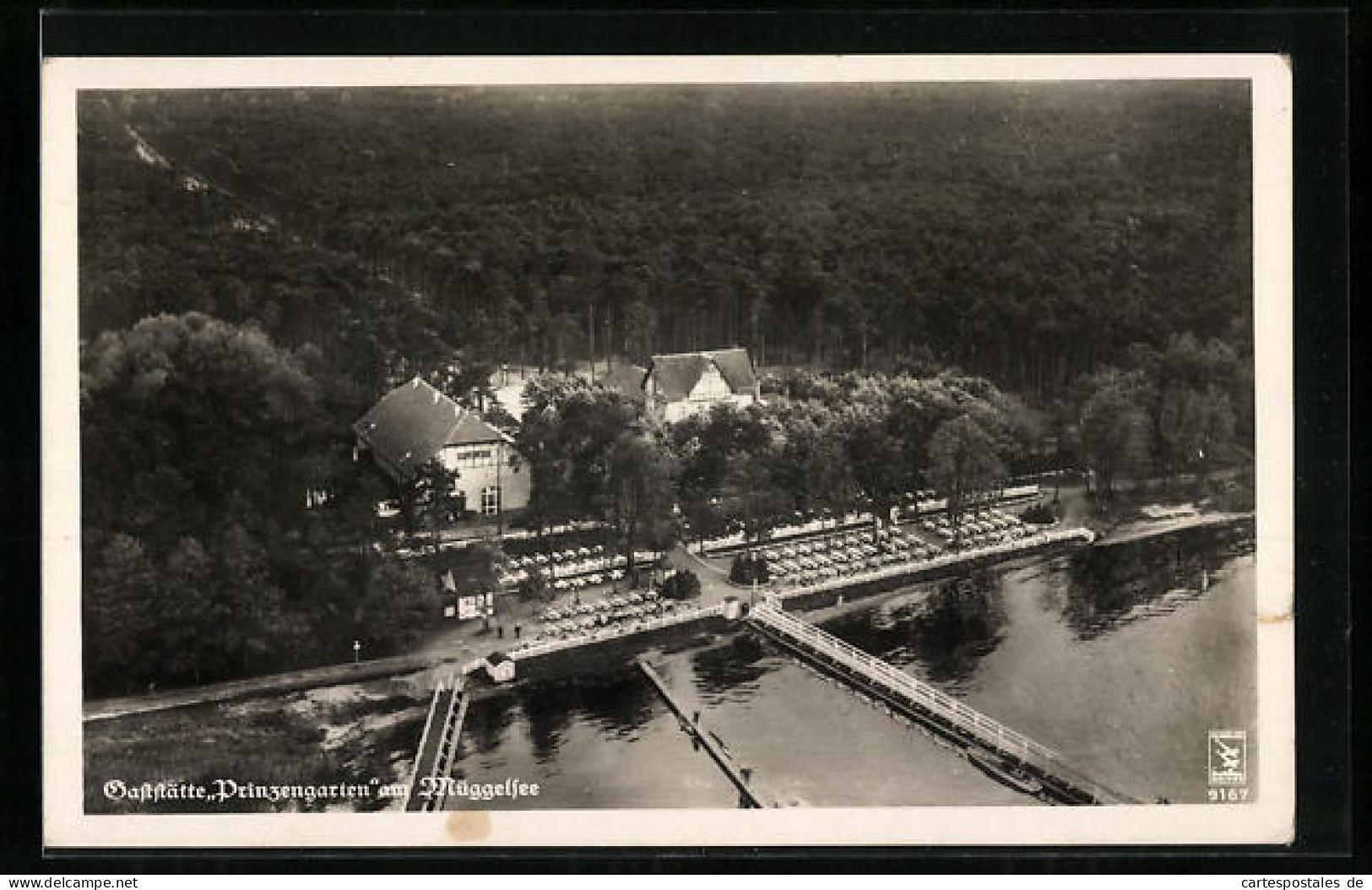 AK Berlin-Köpenick, Gaststätte Prinzengarten am Müggelsee alias Müggelseeperle