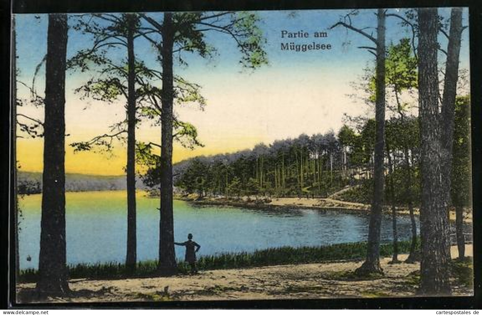 AK Berlin-Köpenick, Partie am Müggelsee