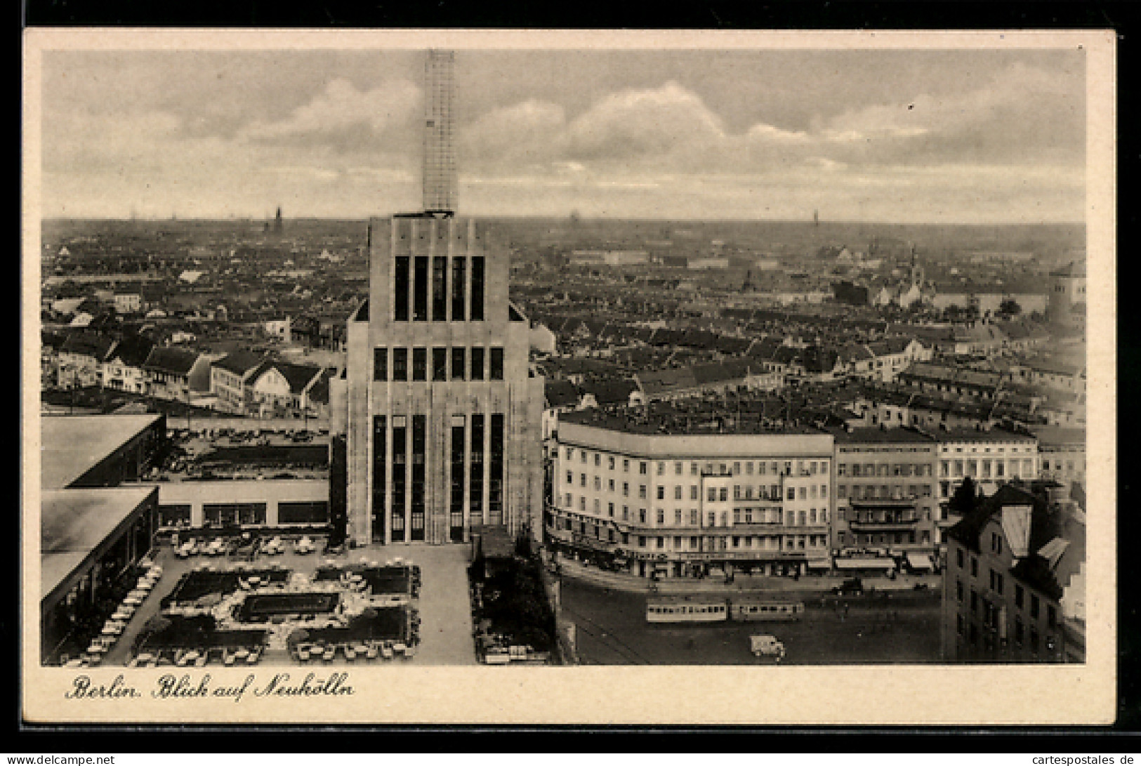 AK Berlin-Neukölln, Blick auf Neukölln