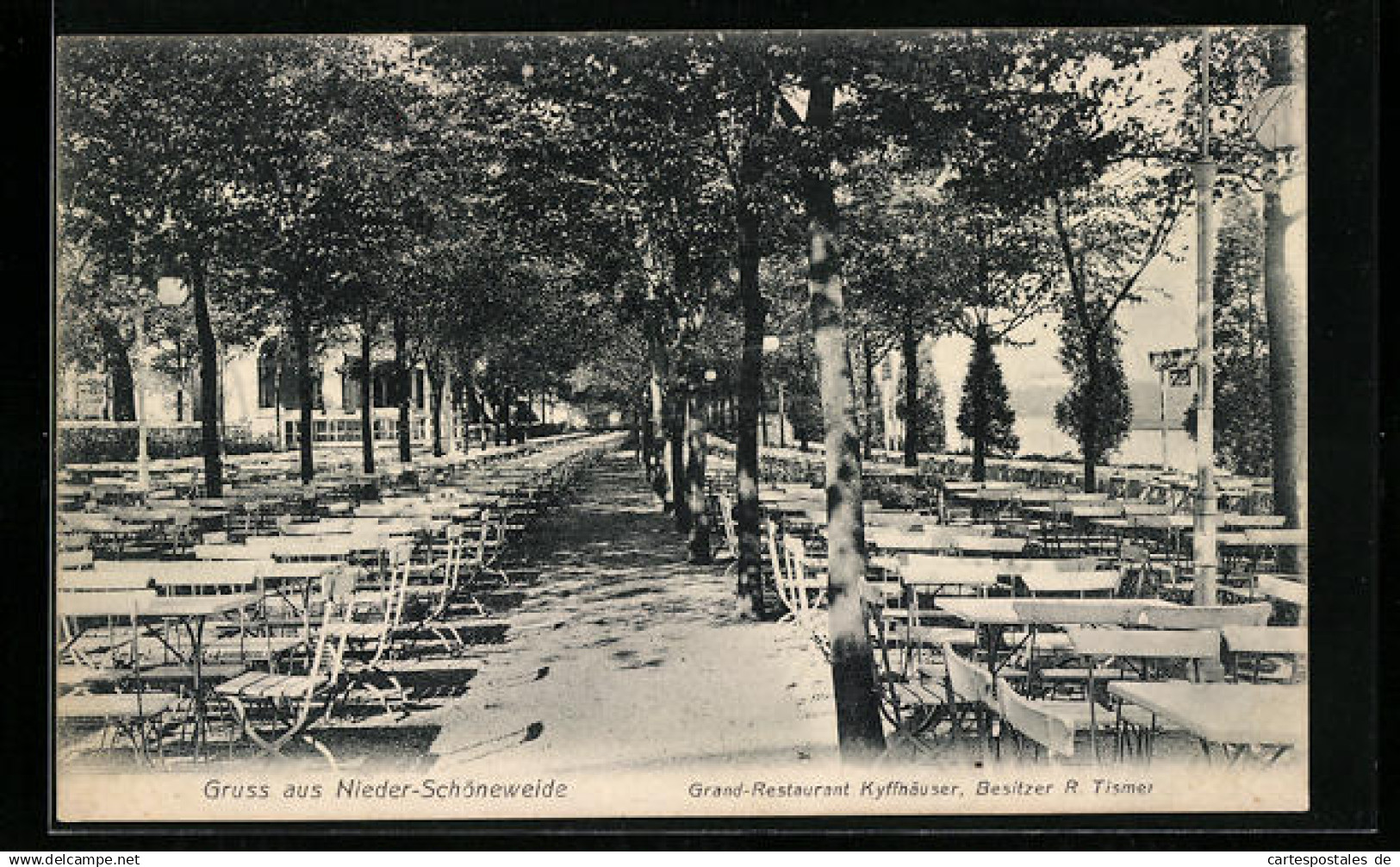 AK Berlin-Niederschöneweide, Nieder-Schöneweide, Grand-Restaurant Kyffhäuser