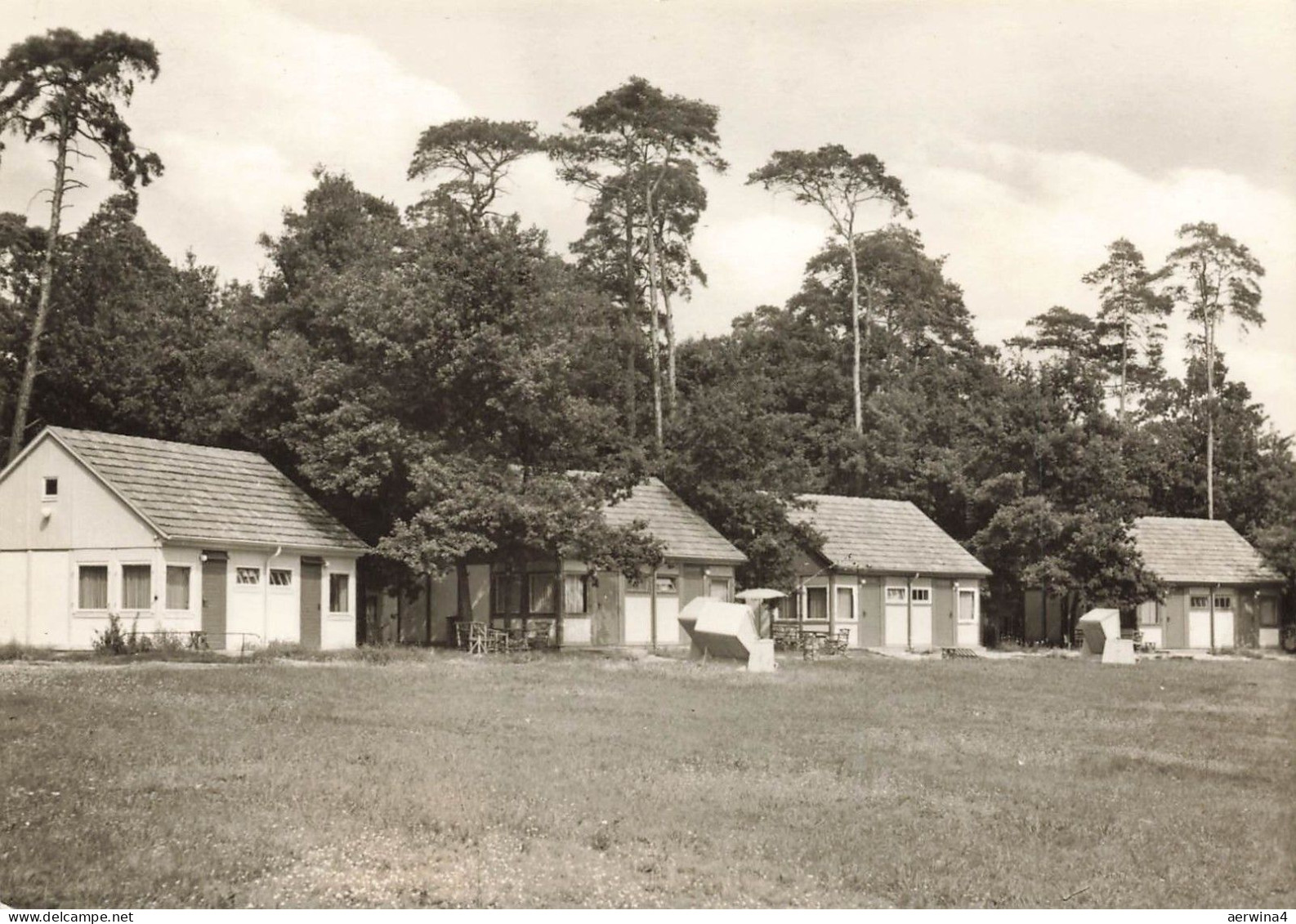 AK Berlin Rahnsdorf Internationales Urlauberdorf 1971 Berlin Müggelsee gelaufen