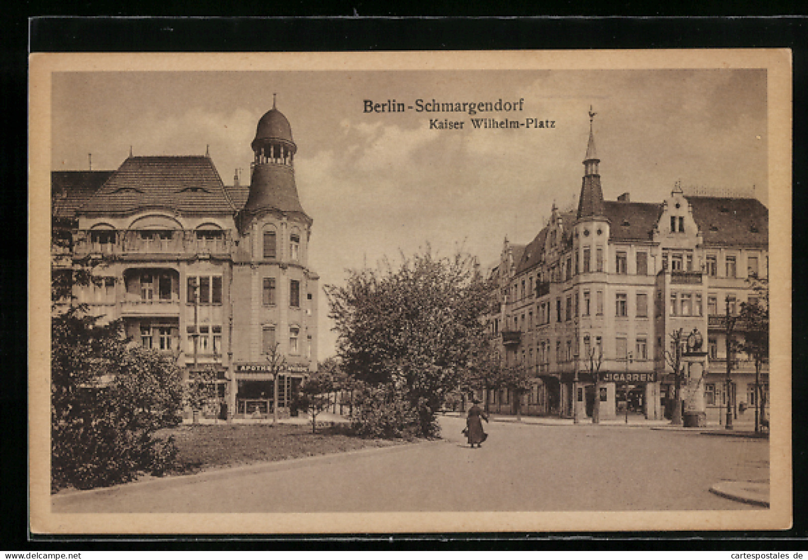 AK Berlin-Schmargendorf, Kaiser Wilhelm-Platz