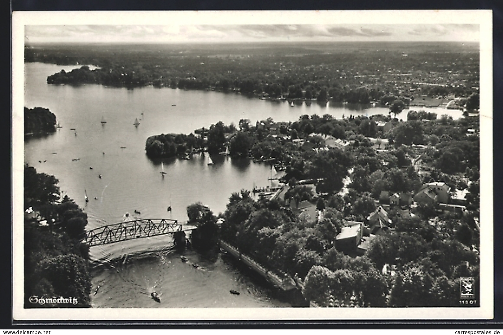 AK Berlin-Schmöckwitz, Fliegeraufnahme