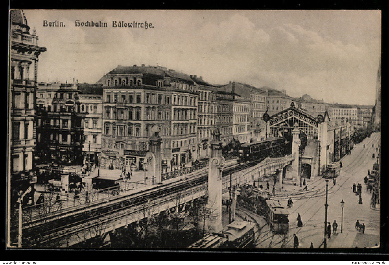AK Berlin-Schöneberg, Hochbahn Bülowstrasse