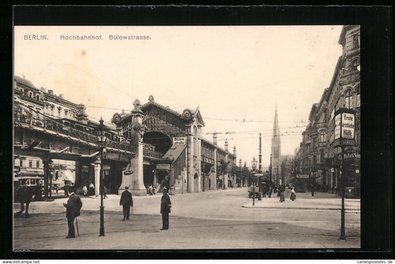 AK Berlin-Schöneberg, Hochbahnhof Bülowstrasse