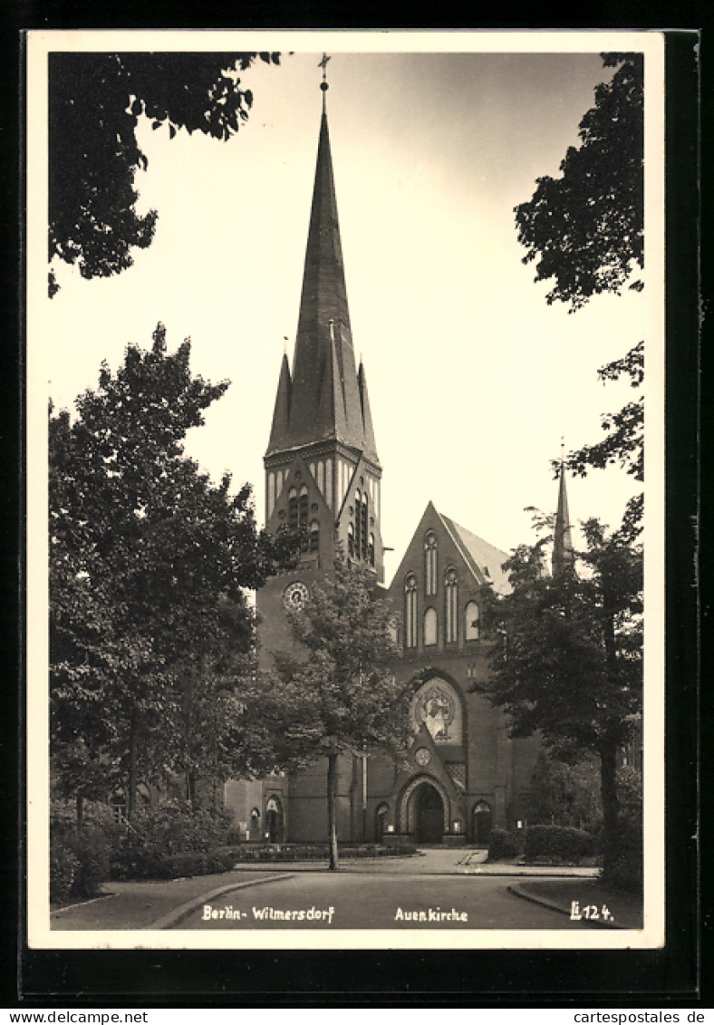 AK Berlin-Wilmersdorf, Auenkirche