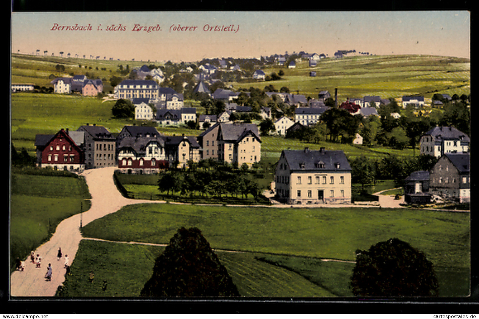 AK Bernsbach i. sächs. Erzgeb., Oberer Ortsteil