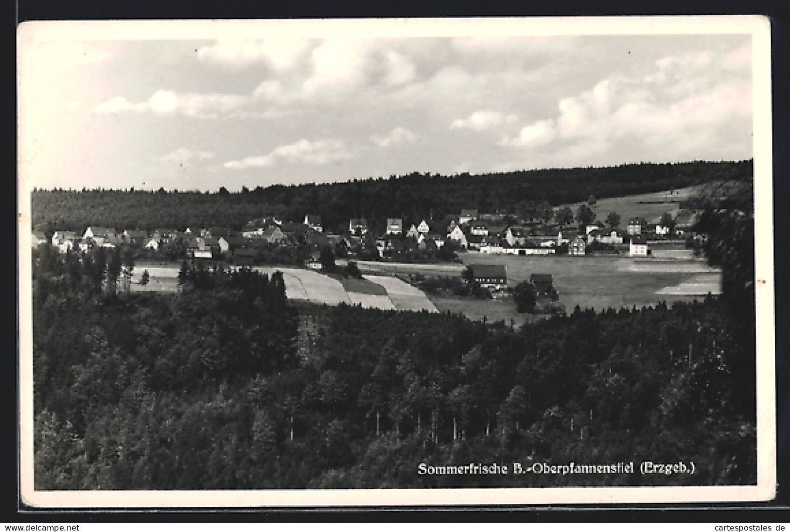 AK Bernsbach-Oberpfannenstiel /Erzgeb., Teilansicht