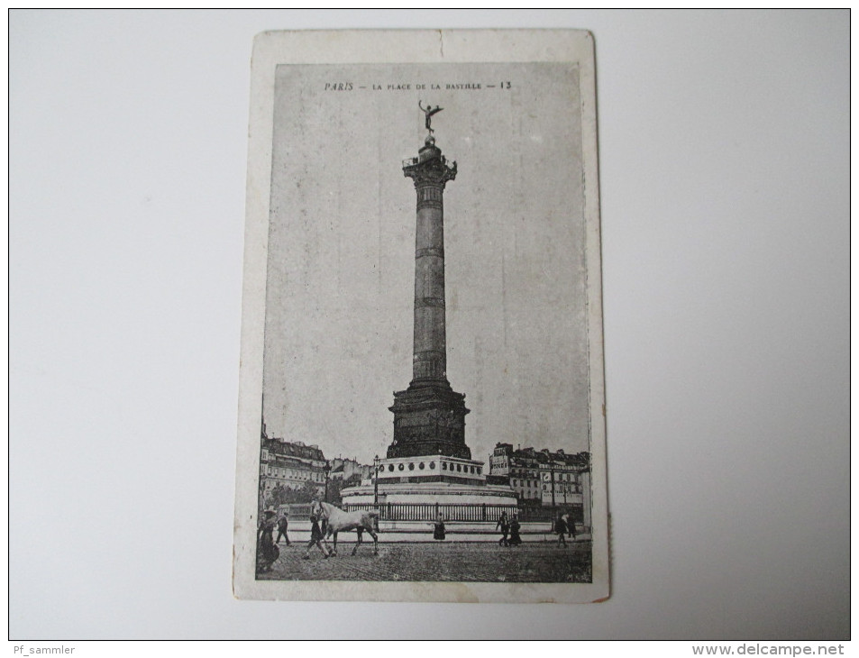 AK / Bildpostkarte 1906 Paris - La Place de la Bastille - 13.