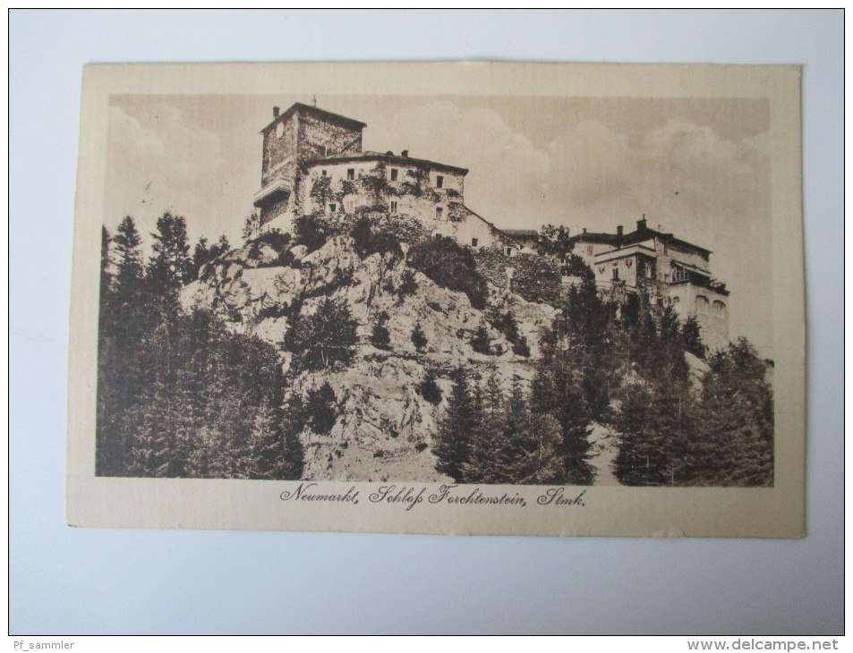 AK / Bildpostkarte 1916 Neumarkt Schloss Forchenstein, Stmk. Verlag Lorenz Angeringer Kunstverlag Albin Sussitz, Graz