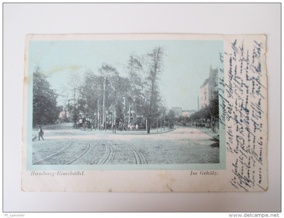 AK / Bildpostkarte 1918 Hamburg Eimsbüttel Im Gehölz Feldpost