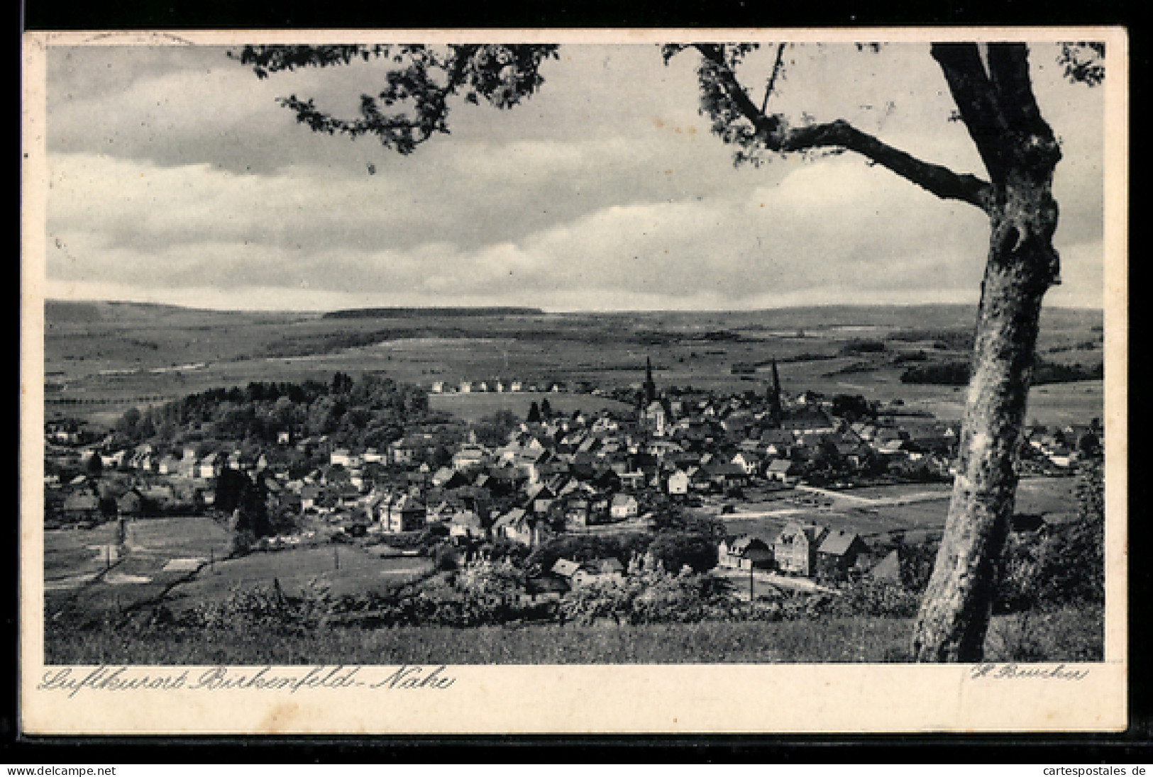 AK Birkenfeld /Nahe, Panoramaansicht des Ortes