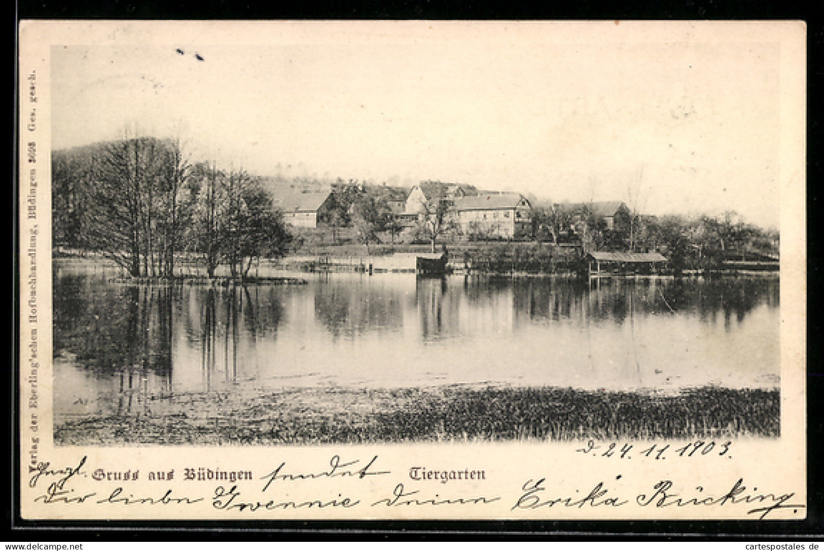 AK Böblingen, Tiergarten, Panorama