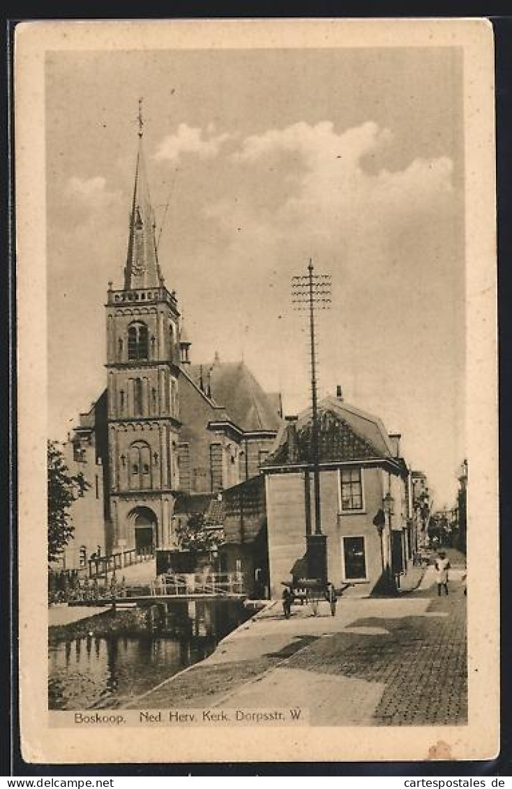 AK Boskoop, Ned. Herv. Kerk. Dorpsstr.