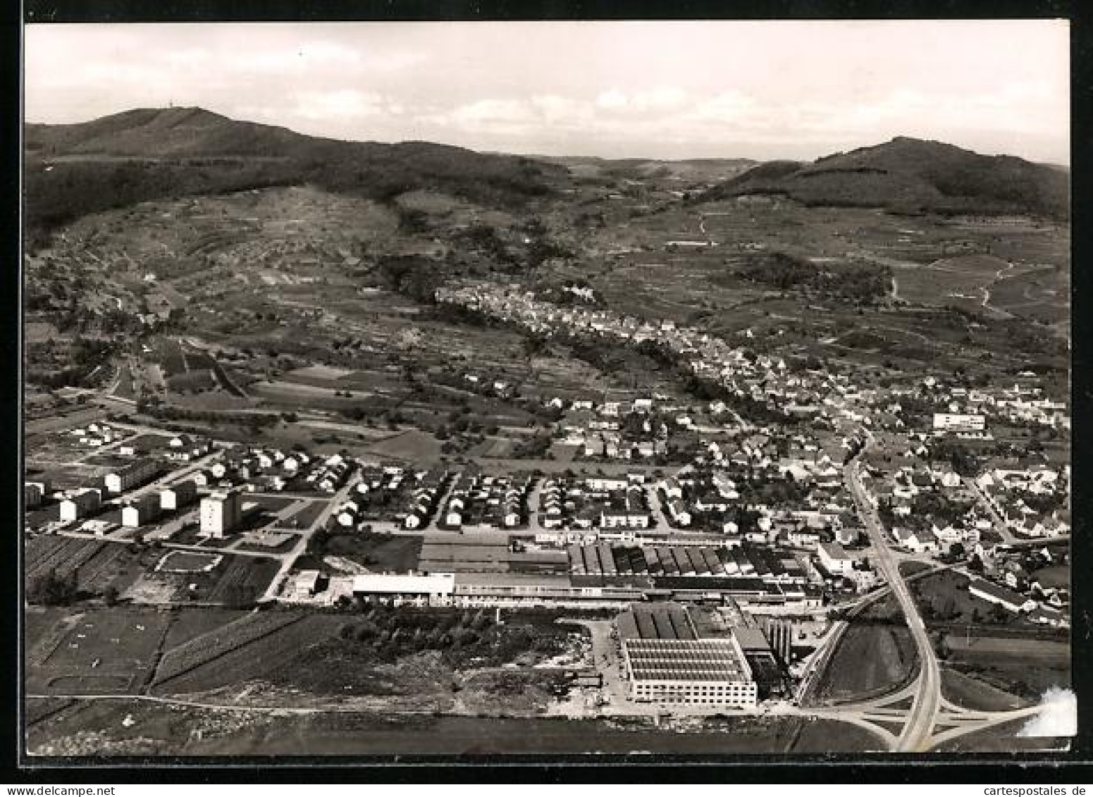 AK Bötzingen /Kaiserstuhl, Ortsansicht aus der Vogelschau