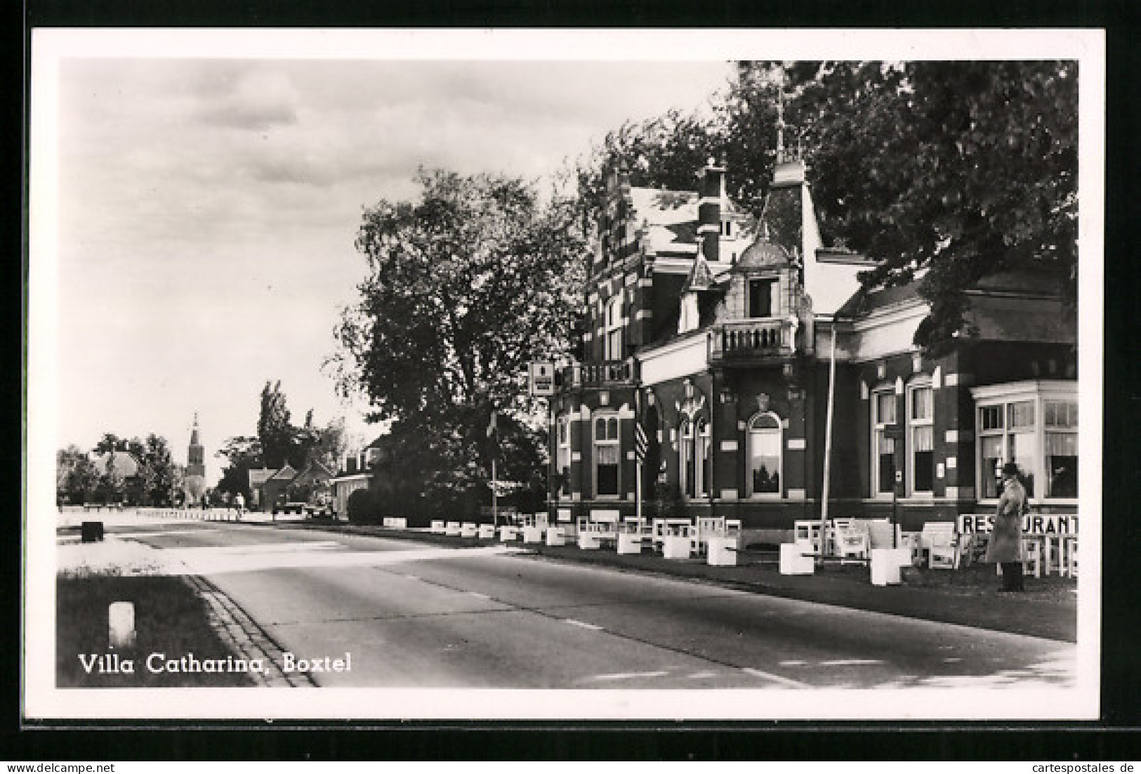 AK Boxtel, Villa, Catharina, Familie Pension A. J. van der Heijden, Bosscheweg 85