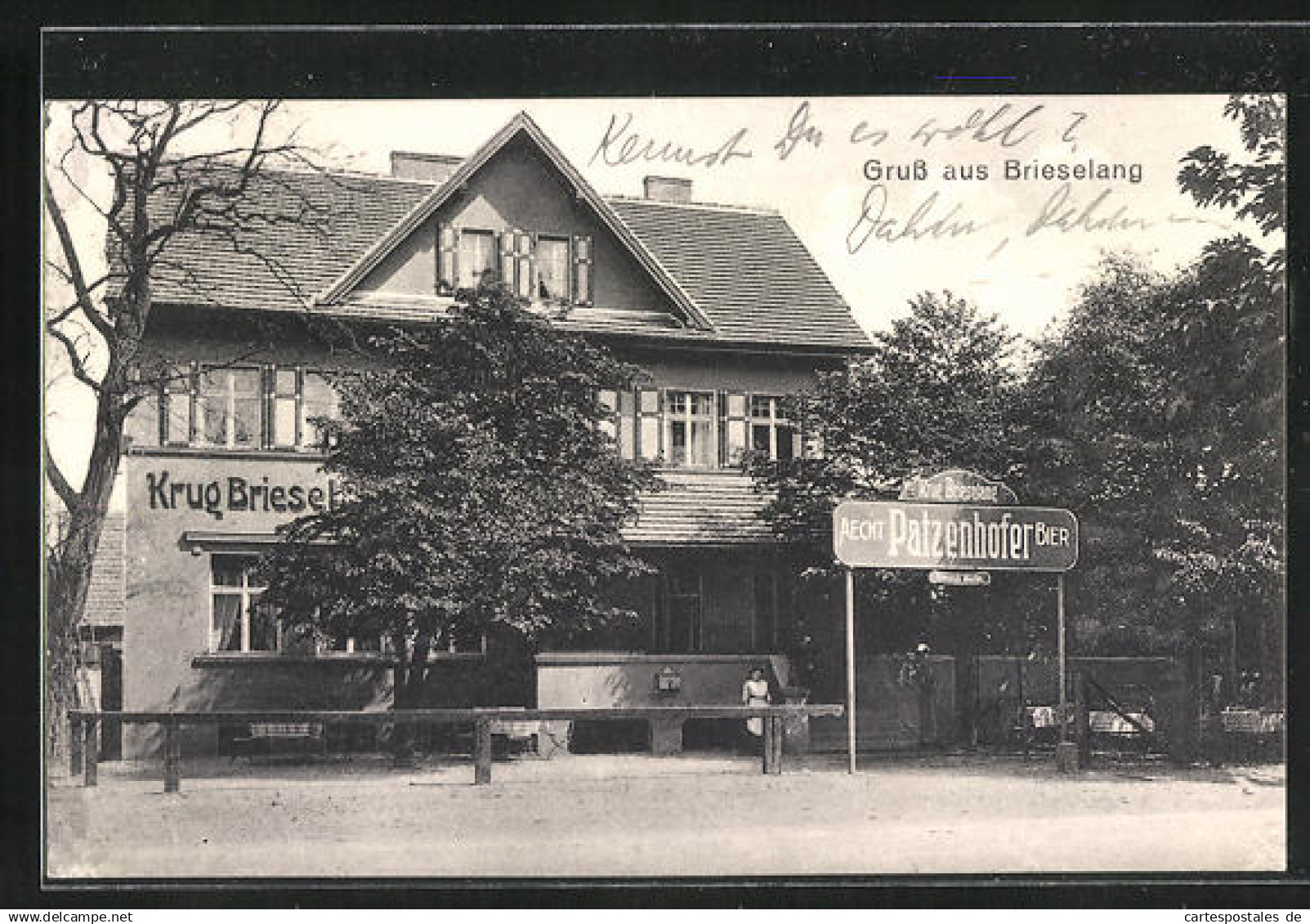 AK Brieselang, Gasthaus Krug Brieselang
