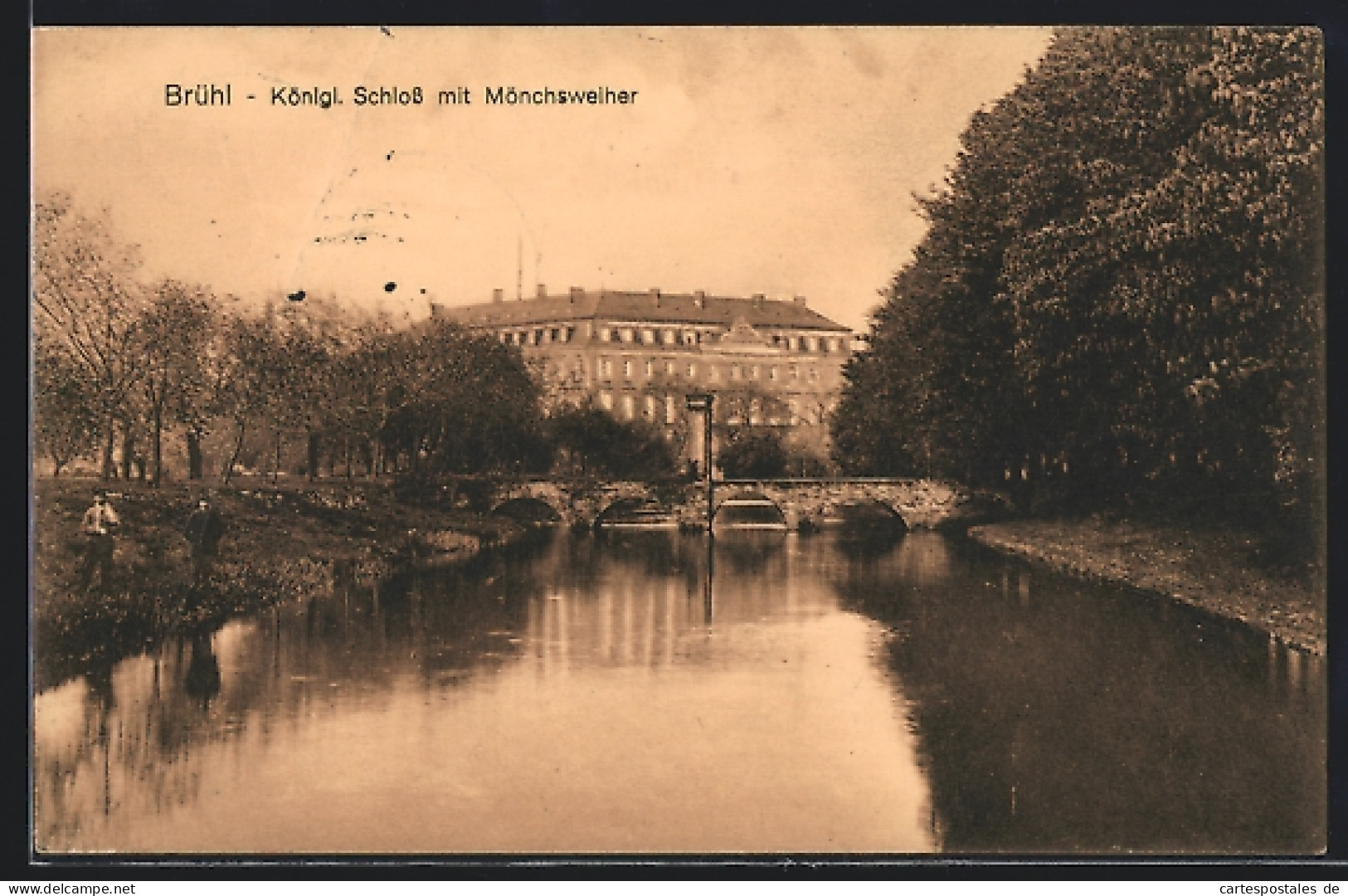 AK Brühl, Blick aufs königliche Schloss