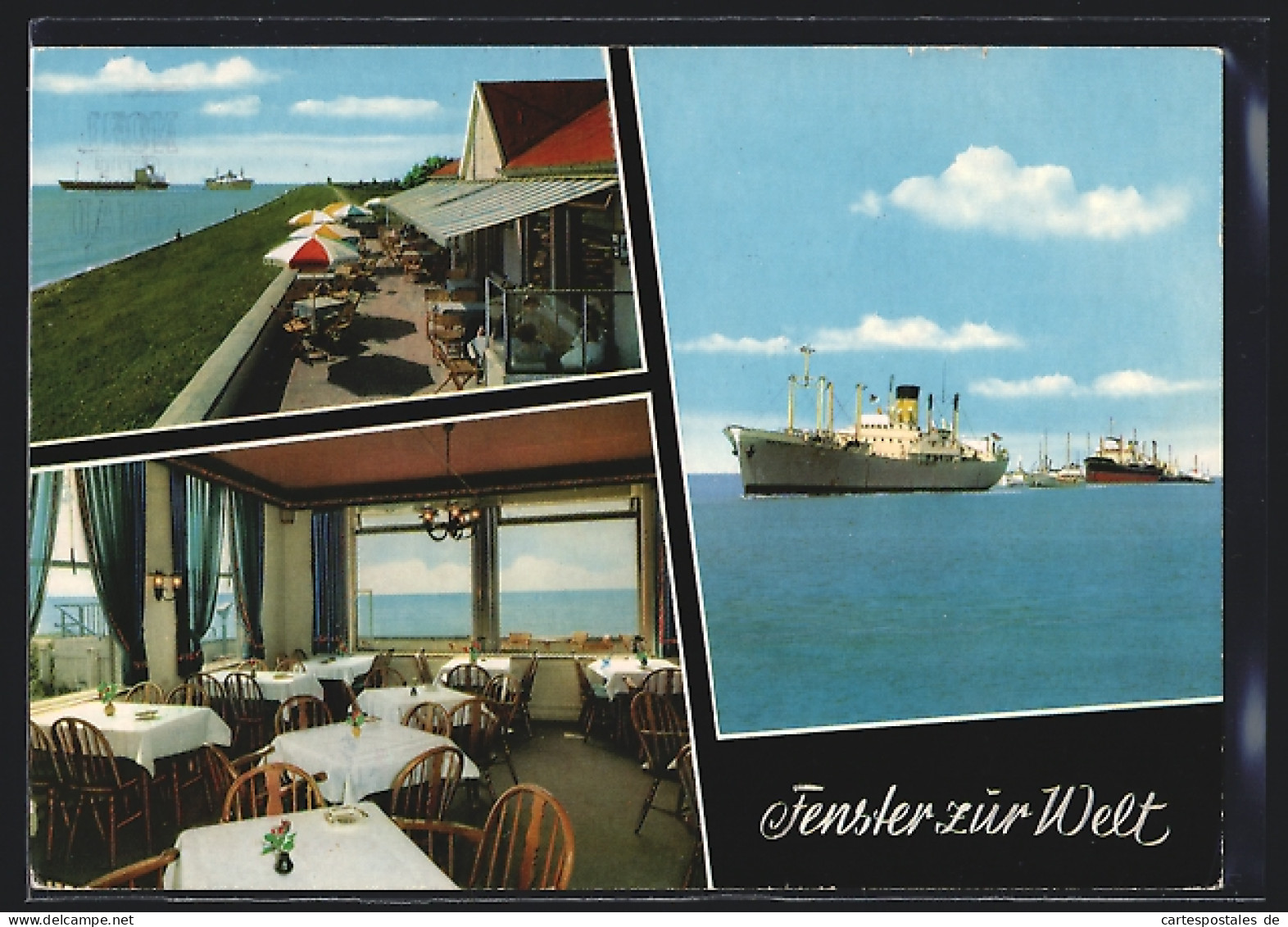 AK Brunsbüttel, Die Strandhalle, Dampfer