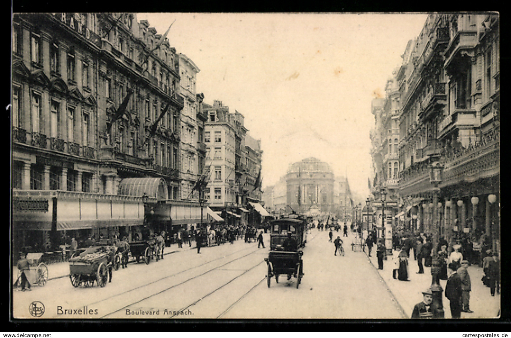 AK Brüssel / Bruxelles, Boulevard Anspach