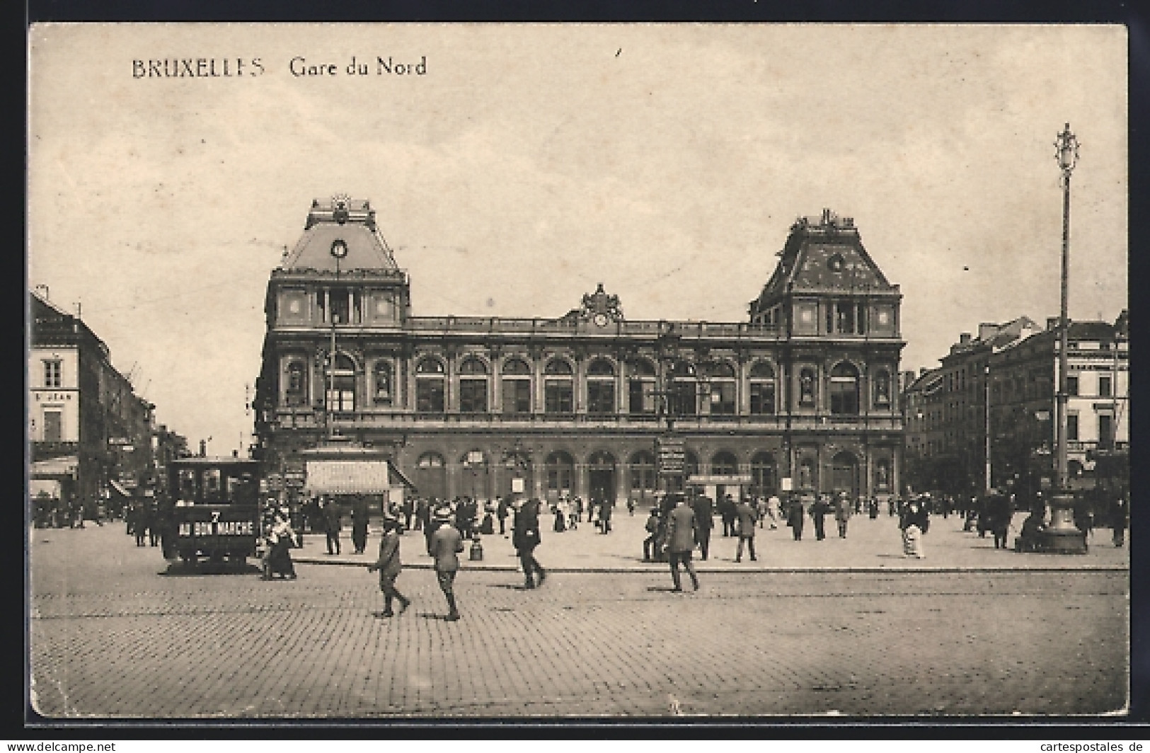 AK Brüssel / Bruxelles, Gare du Nord - Bahnhof
