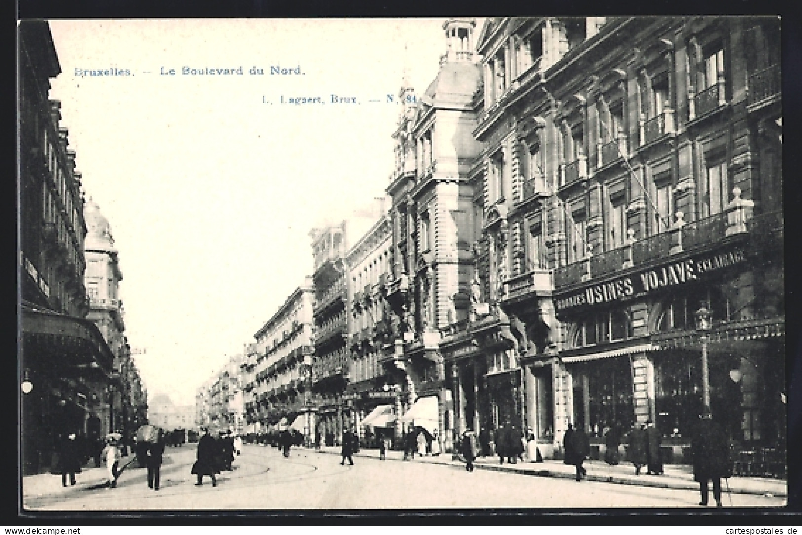 AK Brüssel / Bruxelles, Le Boulevard du Nord