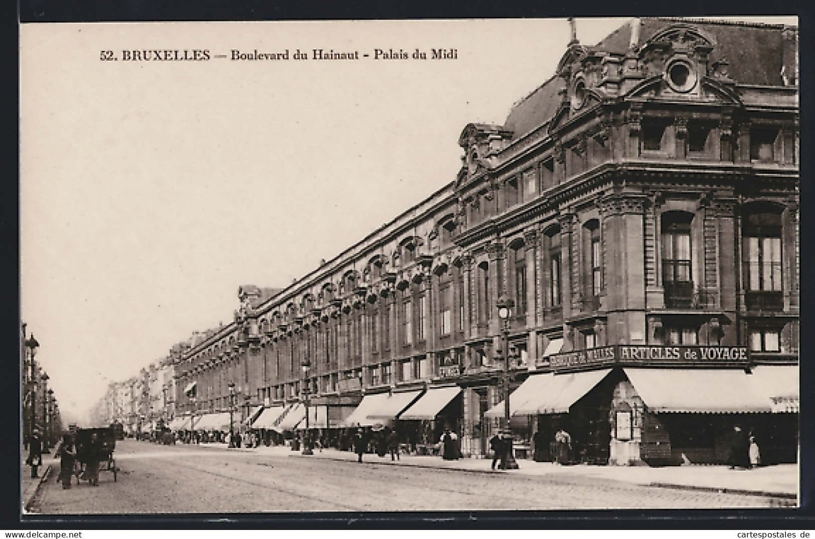 AK Bruxelles, Boulevard du Hainaut, Palais du Midi